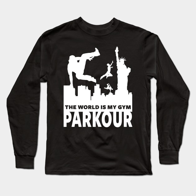 PARKOUR - FREERUNNING - TRACEUR Long Sleeve T-Shirt by ShirtFace